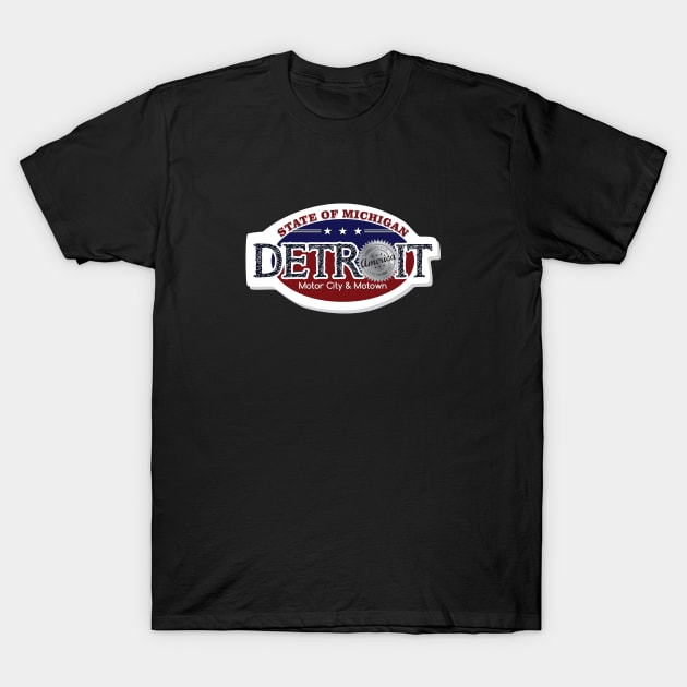 Detroit T-Shirt by TambuStore